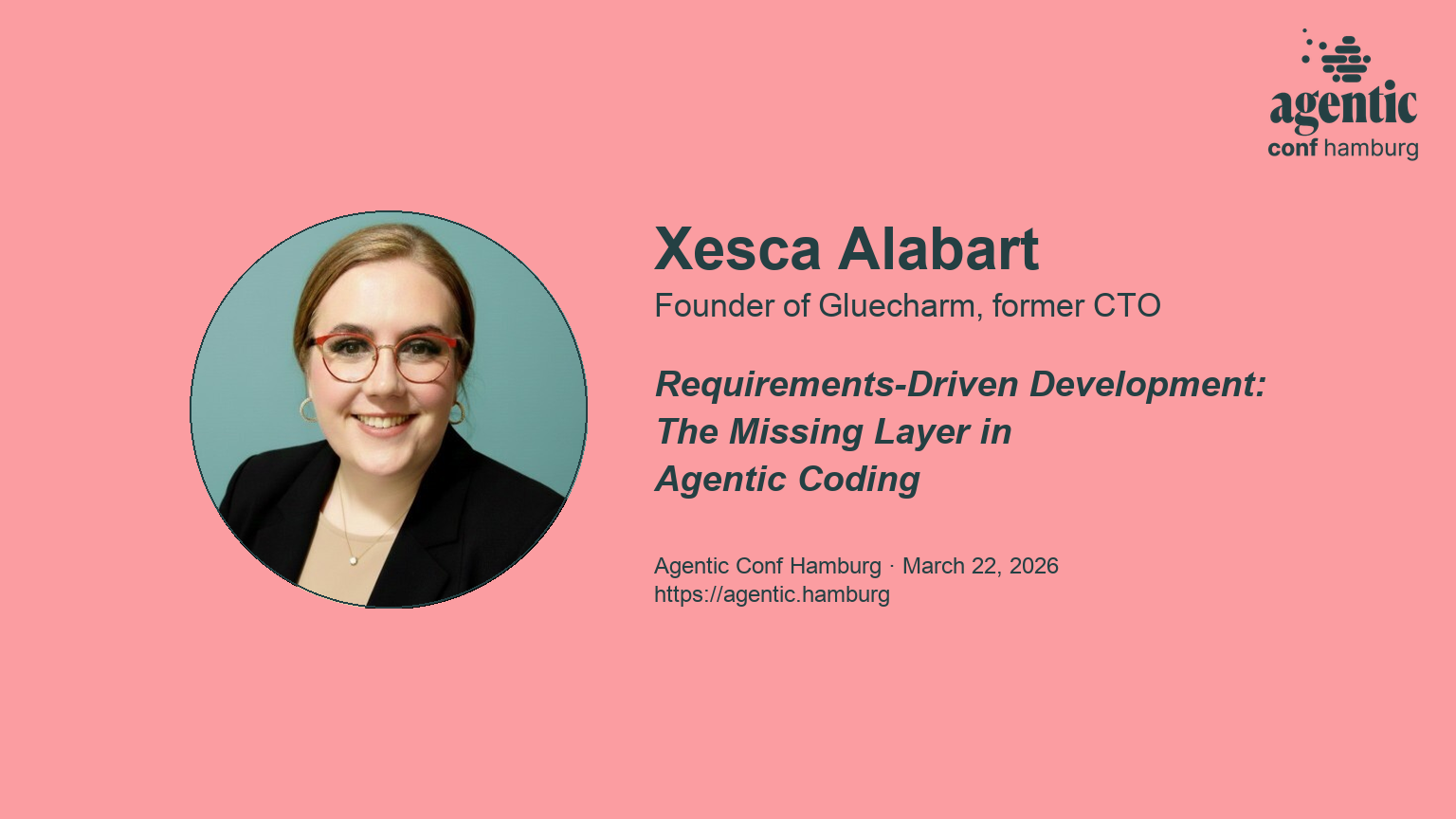 Speaker Spotlight: Xesca Alabart – Requirements-Driven Development: The Missing Layer in Agentic Coding