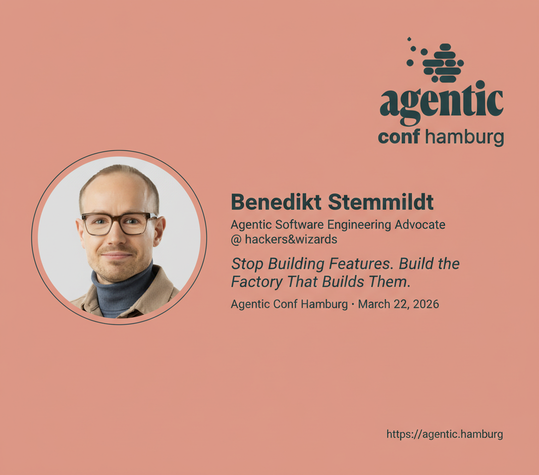 Speaker Spotlight: Benedikt Stemmildt – Stop Building Features. Build the Factory That Builds Them.
