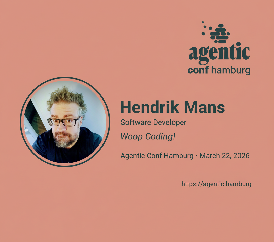 Speaker Spotlight: Hendrik Mans – Woop Coding!