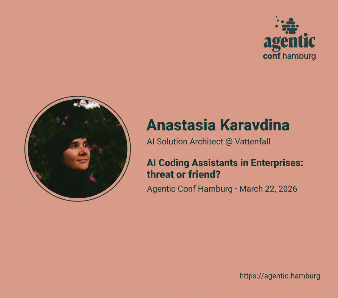 Speaker Spotlight: Anastasia Karavdina – AI Coding Assistants in Enterprises: threat or friend?